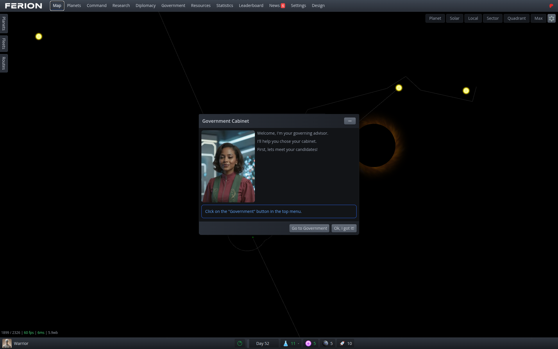 In-Game Help Screenshot